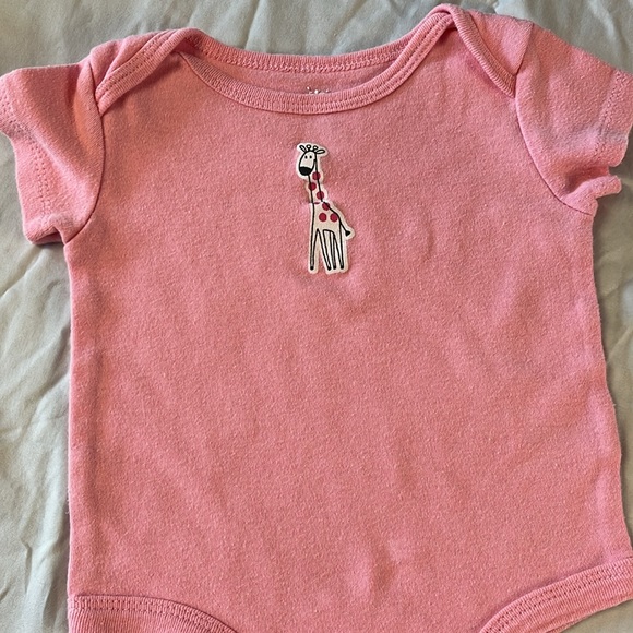 3-6M girls onesie, diaper shirt bundle - Picture 2 of 9